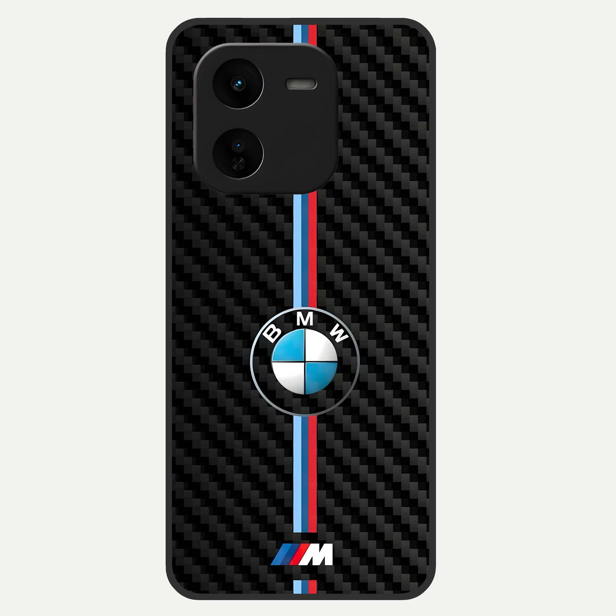  BMW Pattern Glass Case For iQOO Z9x 5G back cover – full design glossy printed glass finish