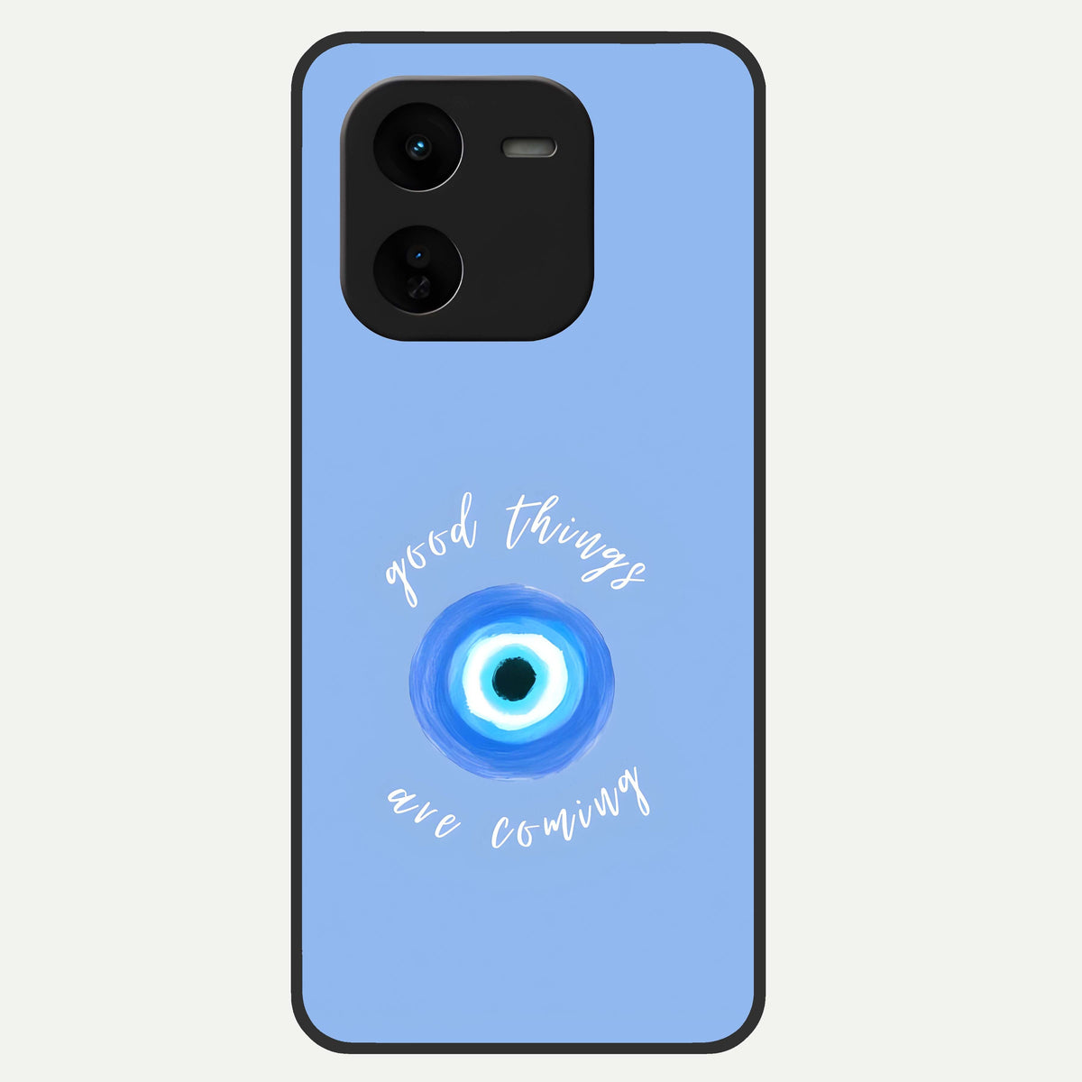  Bright Future Ahead Glass Case For iQOO Z9x 5G back cover – full design glossy printed glass finish