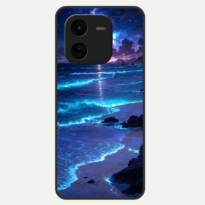  Classic Damn Look Glass Case For iQOO Z9x 5G back cover – full design glossy printed glass finish