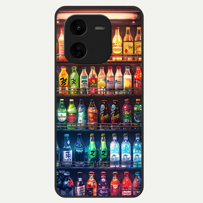  Colorfull Tree Glass Case For iQOO Z9x 5G back cover – full design glossy printed glass finish