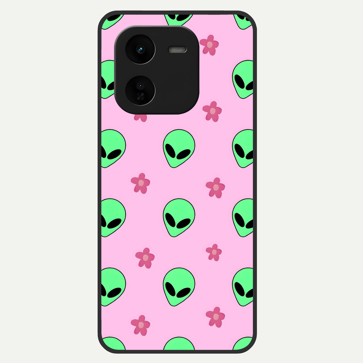  Cosmic Cute Crush Glass Case For iQOO Z9x 5G back cover – full design glossy printed glass finish