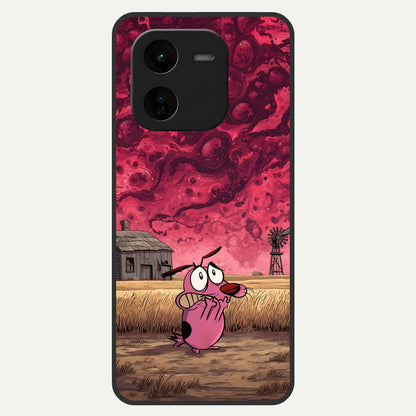  Courage Under Sky Glass Case For iQOO Z9x 5G back cover – full design glossy printed glass finish