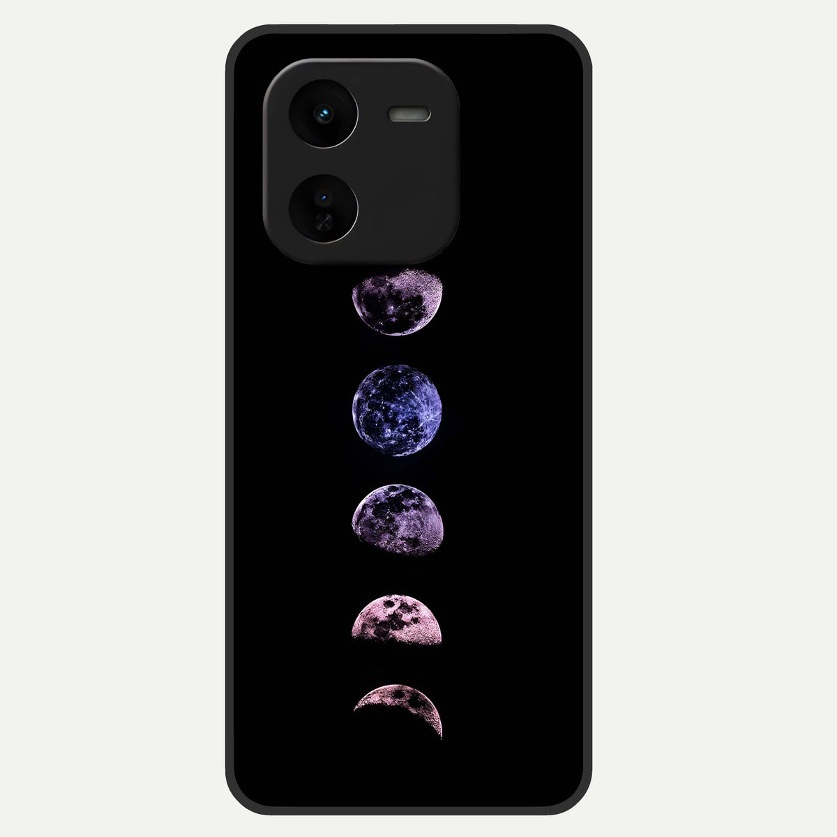  Crimson All Planets Glass Case For iQOO Z9x 5G back cover – full design glossy printed glass finish