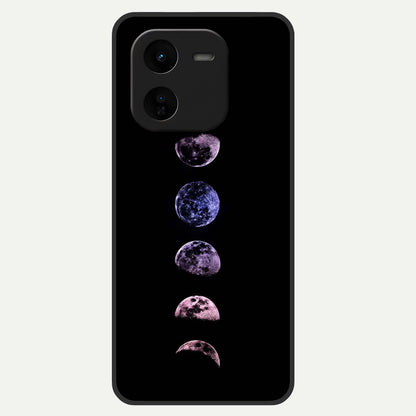  Crimson All Planets Glass Case For iQOO Z9x 5G back cover – full design glossy printed glass finish