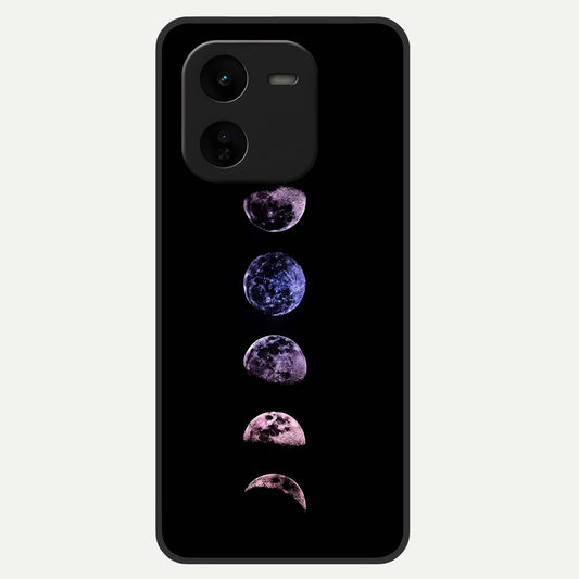  Crimson All Planets Glass Case For iQOO Z9x 5G back cover – full design glossy printed glass finish