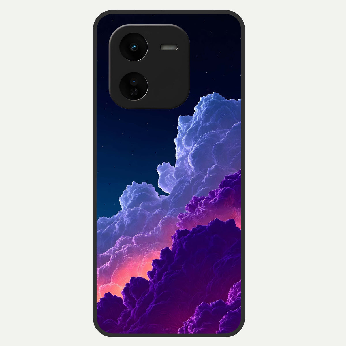  Dreamy Cloud Skies Glass Case For iQOO Z9x 5G back cover – full design glossy printed glass finish