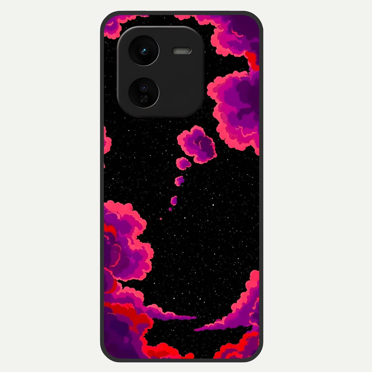  Galaxy Dream Frame Glass Case For iQOO Z9x 5G back cover – full design glossy printed glass finish