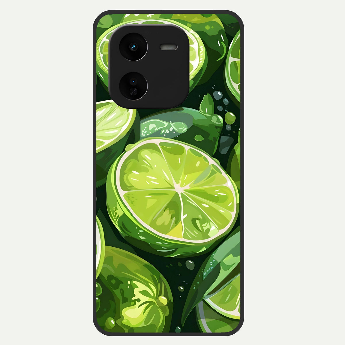  Green Kawasaki Glass Case For iQOO Z9x 5G back cover – full design glossy printed glass finish