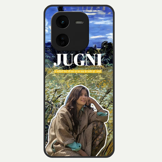  Jugni Soul Vibes Glass Case For iQOO Z9x 5G back cover – full design glossy printed glass finish