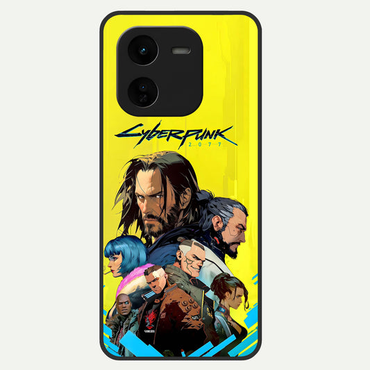  Neon Rebel Genesis Glass Case For iQOO Z9x 5G back cover – full design glossy printed glass finish