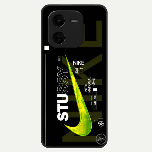  Neon Street Edition Glass Case For iQOO Z9x 5G back cover – full design glossy printed glass finish