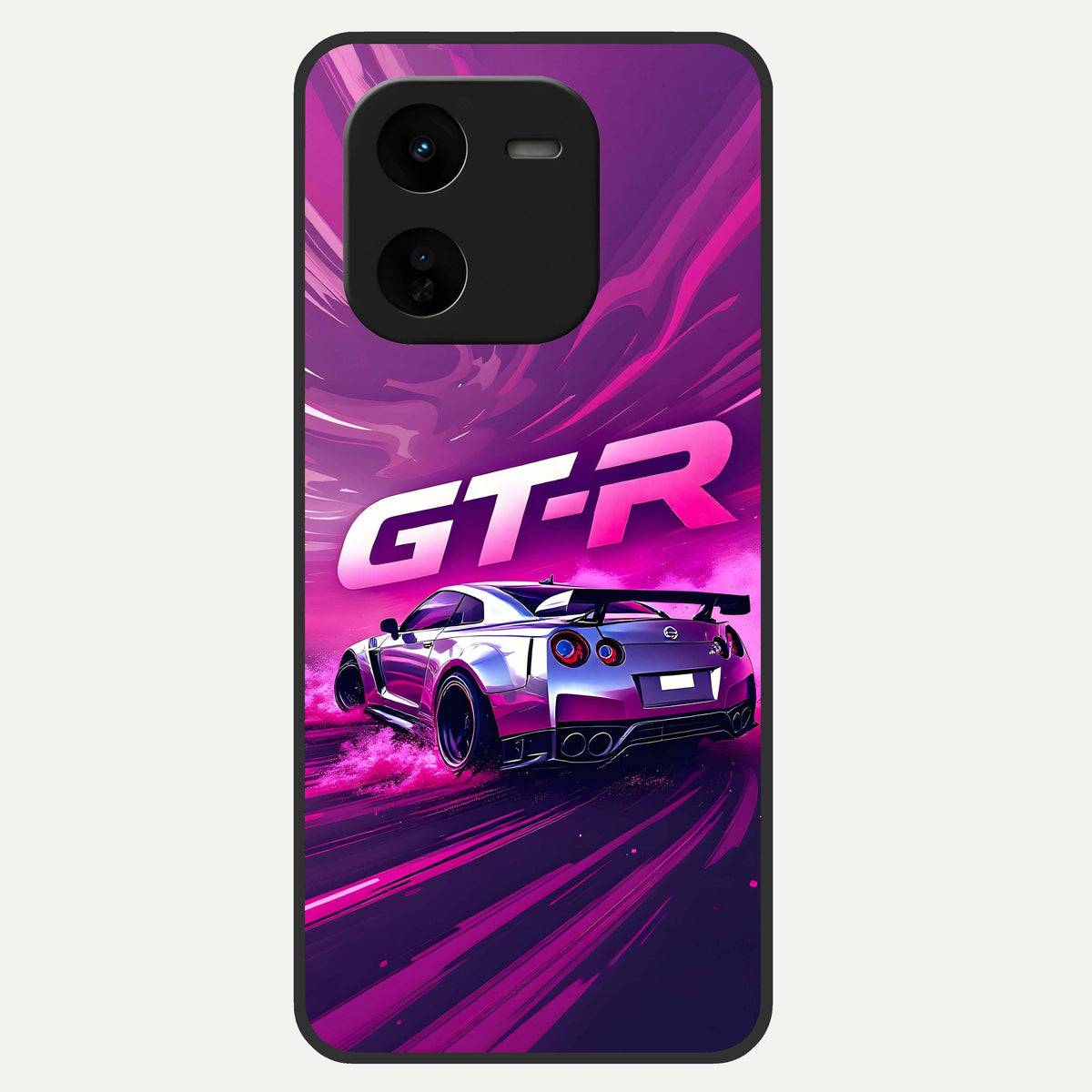  Speed Drift Legend Glass Case For iQOO Z9x 5G back cover – full design glossy printed glass finish