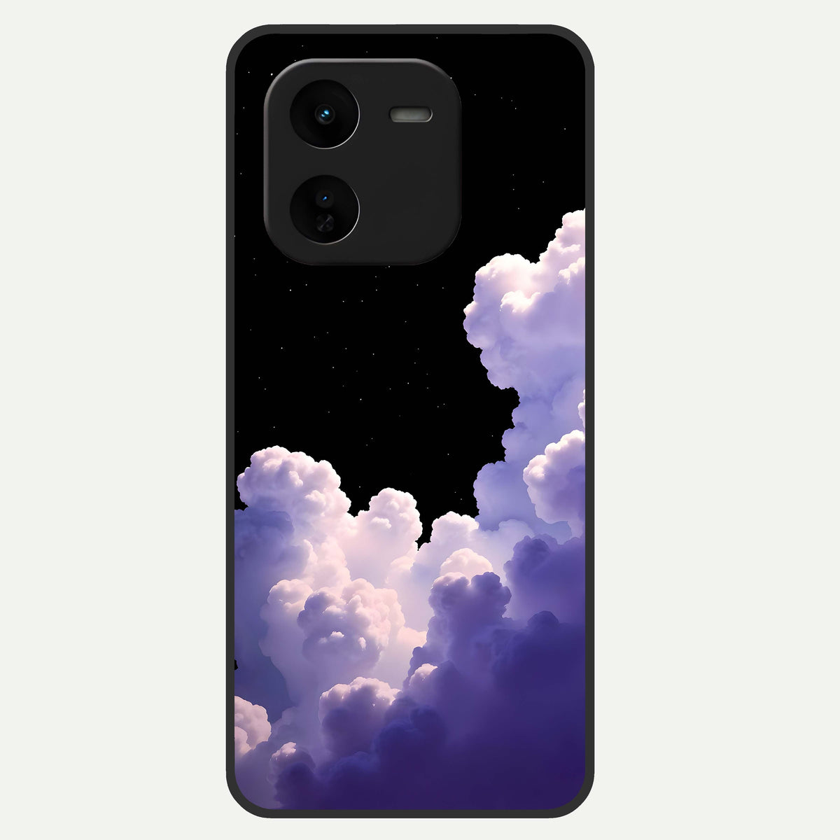  Starlit Night Whispers Glass Case For iQOO Z9x 5G back cover – full design glossy printed glass finish