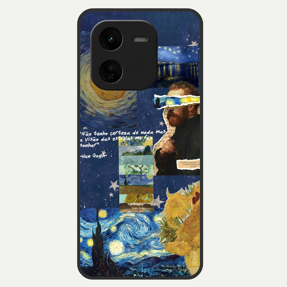  Starry Dream Vision Glass Case For iQOO Z9x 5G back cover – full design glossy printed glass finish