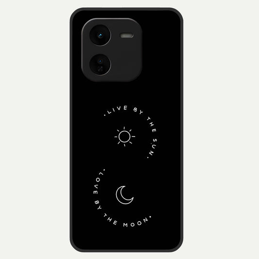  Sunflower Cat Art Glass Case For iQOO Z9x 5G back cover – full design glossy printed glass finish