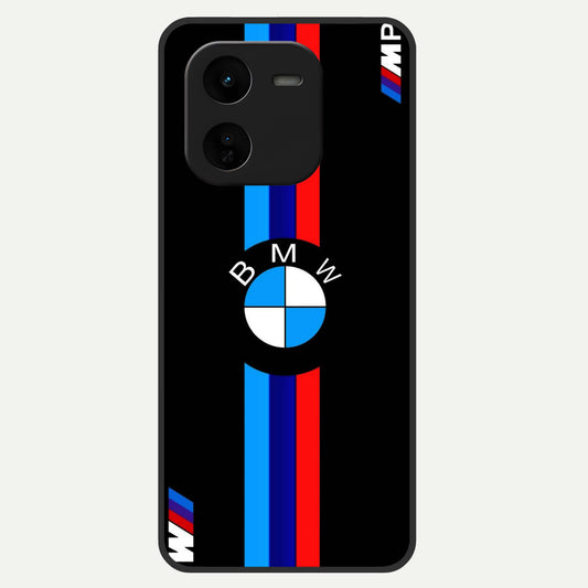  Turbo BMW Beast Glass Case For iQOO Z9x 5G back cover – full design glossy printed glass finish