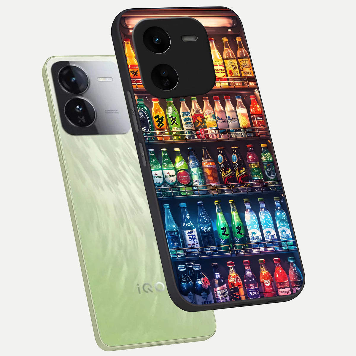 Colorfull Tree phone case For iQOO Z9x 5G showing premium glass back cover with detailed artwork