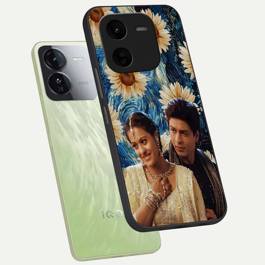  Eternal Love Story phone case For iQOO Z9x 5G showing premium glass back cover with detailed artwork