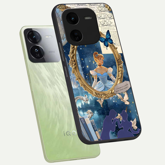  Midnight Queen phone case For iQOO Z9x 5G showing premium glass back cover with detailed artwork