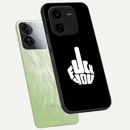  Rebel Mode On phone case For iQOO Z9x 5G showing premium glass back cover with detailed artwork