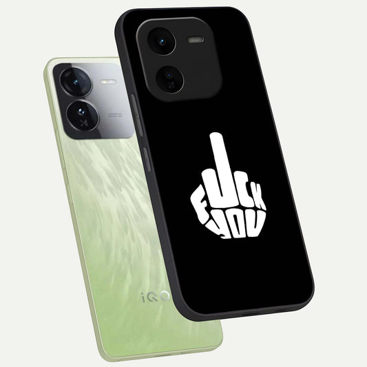  Rebel Mode On phone case For iQOO Z9x 5G showing premium glass back cover with detailed artwork