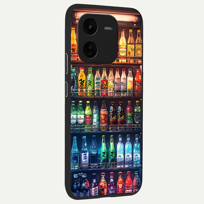  Colorfull Tree back cover For iQOO Z9x 5G slim fit glass case with vibrant aesthetic design