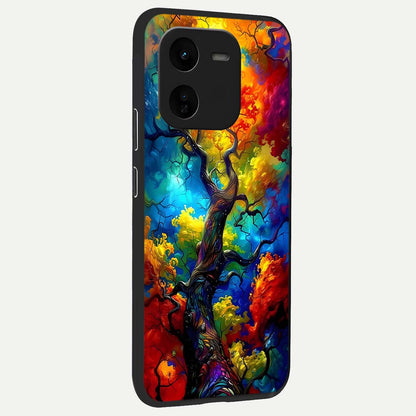  Colorful Soda Bottles back cover For iQOO Z9x 5G slim fit glass case with vibrant aesthetic design