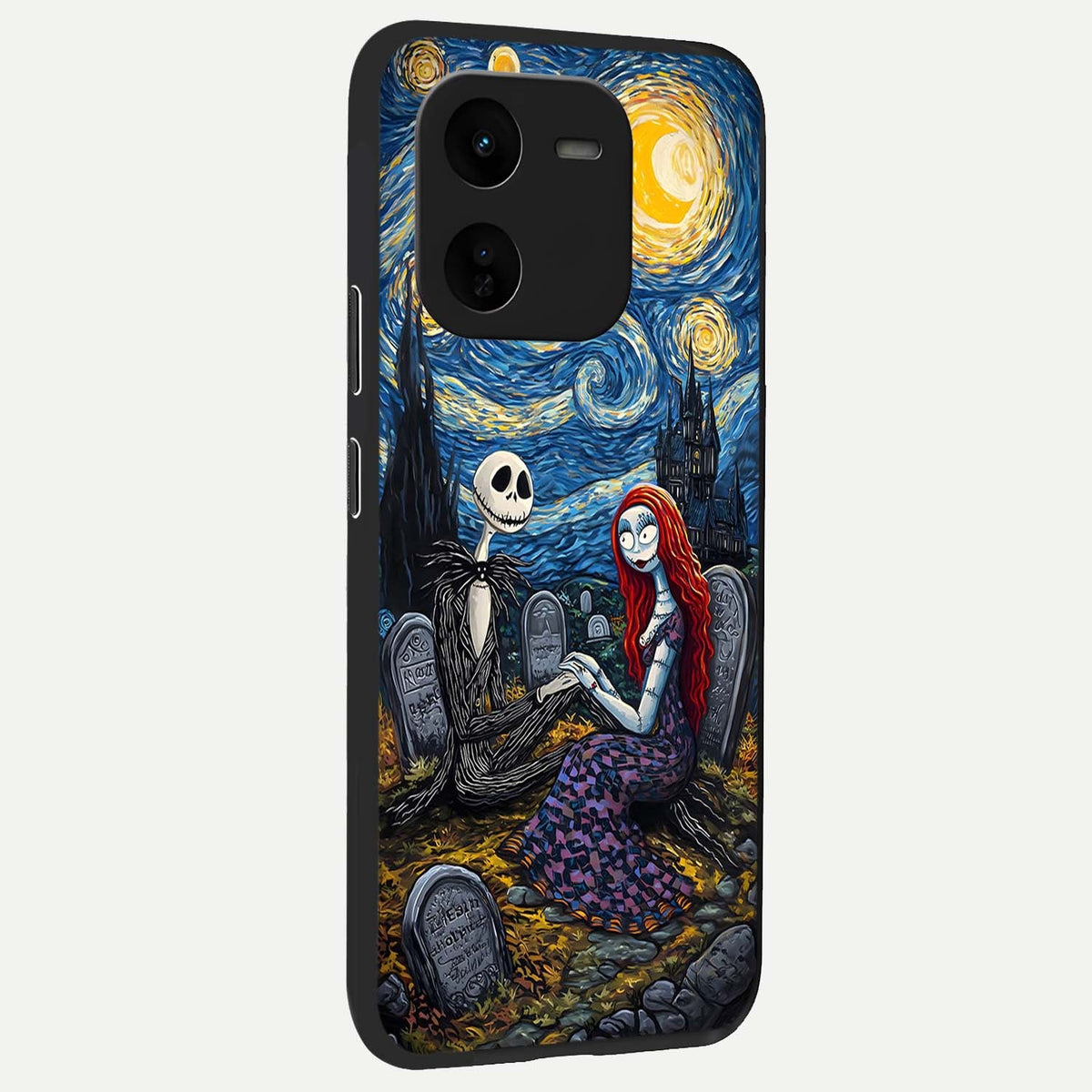  Eternal Night Love back cover For iQOO Z9x 5G slim fit glass case with vibrant aesthetic design