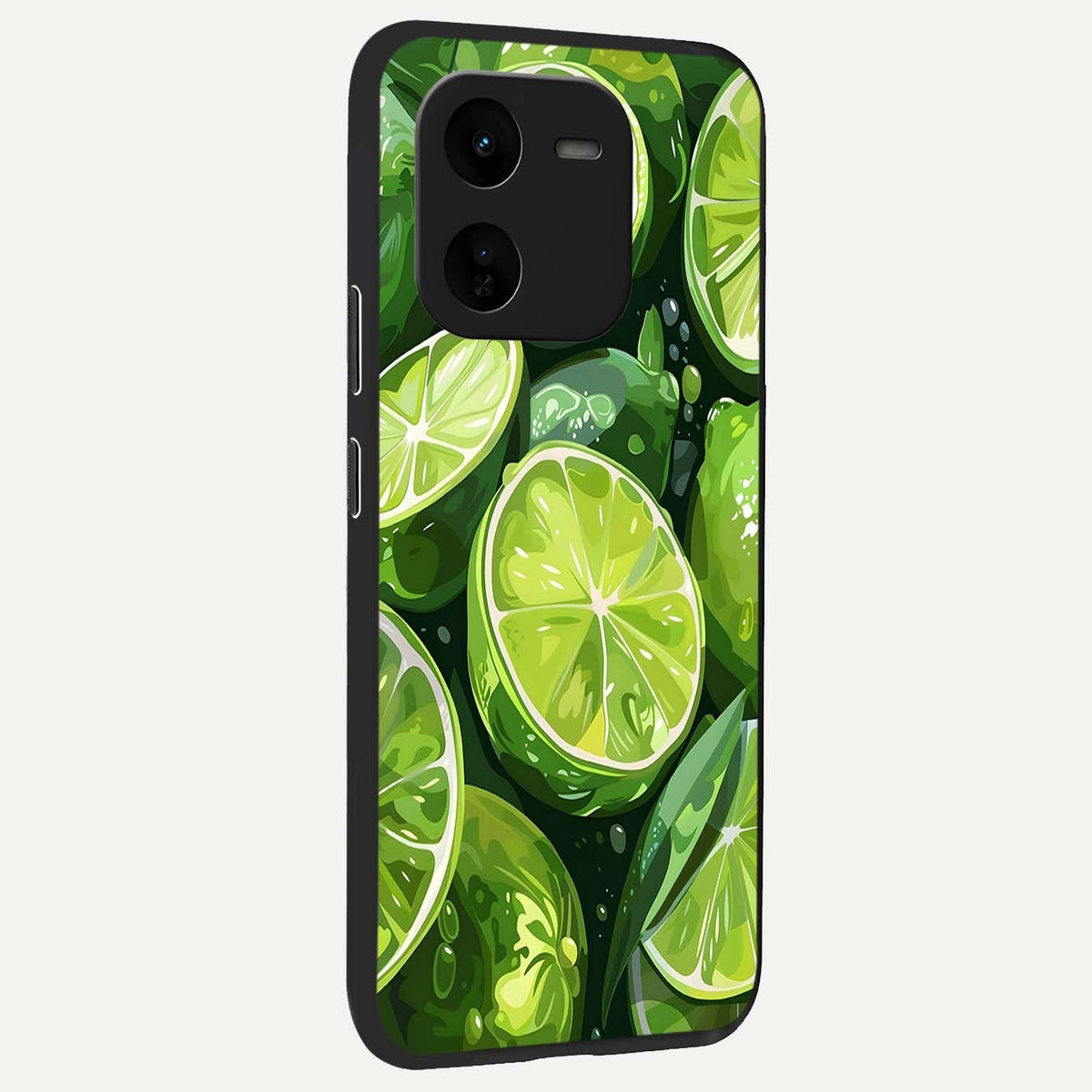  Green Kawasaki back cover For iQOO Z9x 5G slim fit glass case with vibrant aesthetic design