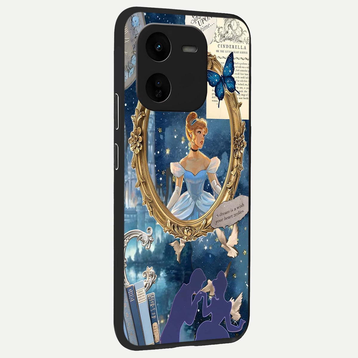  Midnight Queen back cover For iQOO Z9x 5G slim fit glass case with vibrant aesthetic design