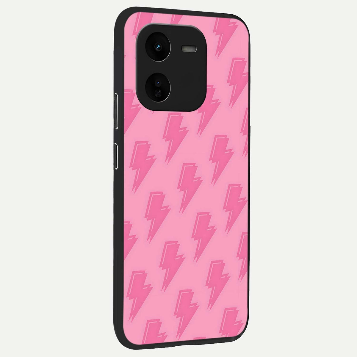  Pink Moo Magic back cover For iQOO Z9x 5G slim fit glass case with vibrant aesthetic design
