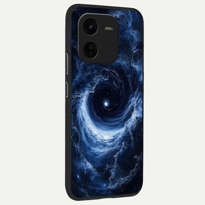  Stunning Galaxy back cover For iQOO Z9x 5G slim fit glass case with vibrant aesthetic design