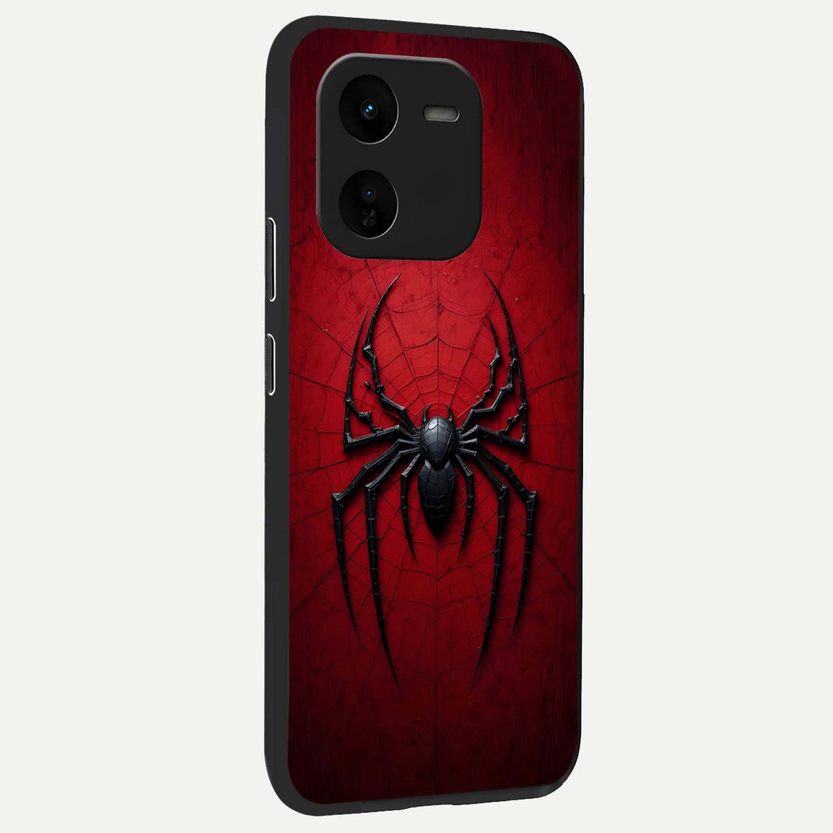  Superhero Web Emblem back cover For iQOO Z9x 5G slim fit glass case with vibrant aesthetic design