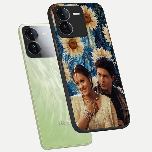  Eternal Love Story phone case For iQOO Z9 showing premium glass back cover with detailed artwork
