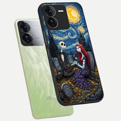  Eternal Night Love phone case For iQOO Z9 showing premium glass back cover with detailed artwork