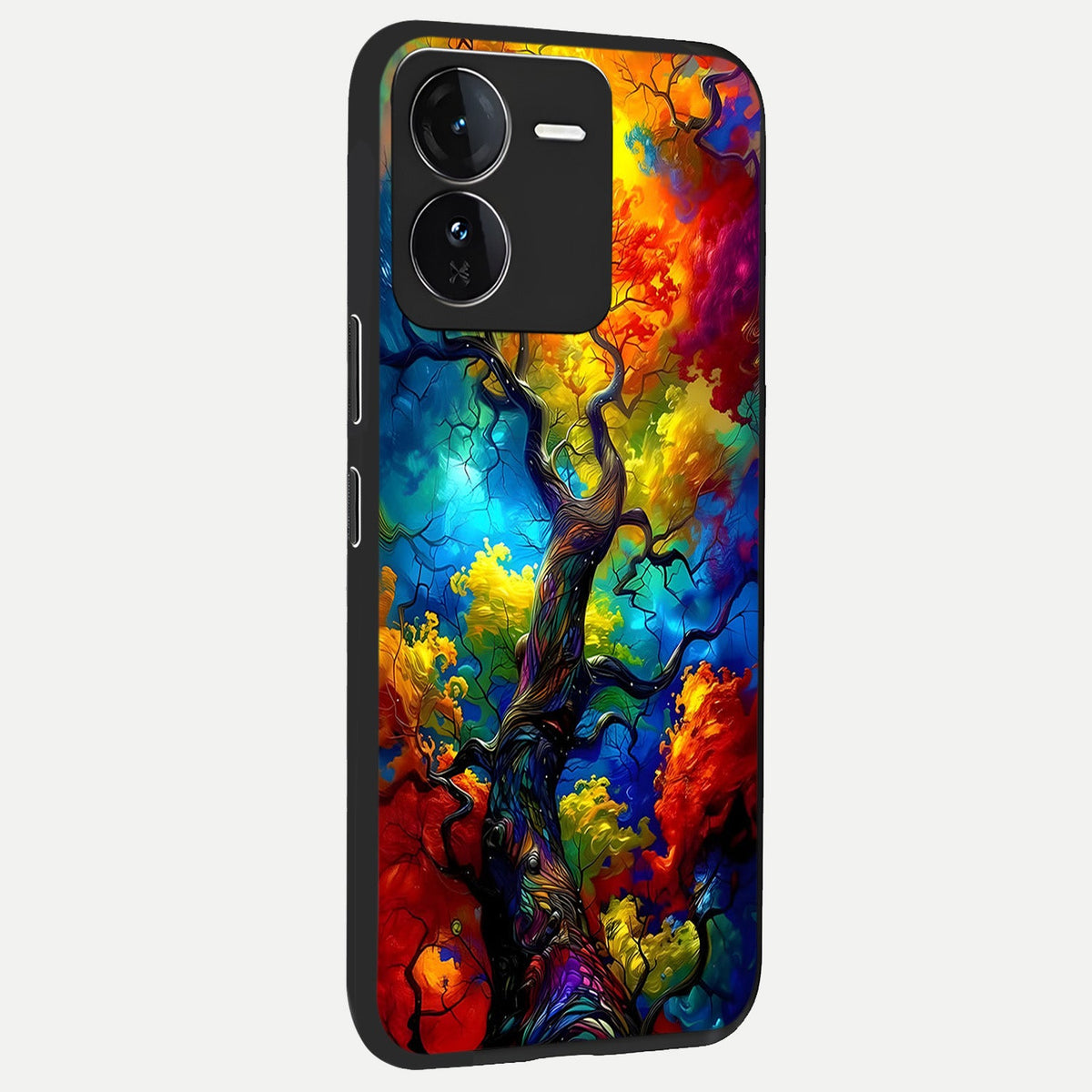  Colorful Soda Bottles back cover For iQOO Z9 slim fit glass case with vibrant aesthetic design