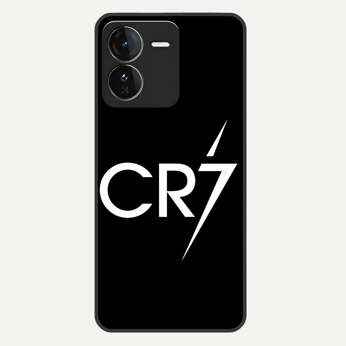  CR7 Elite Strike Glass Case For iQOO Z9 back cover – full design glossy printed glass finish
