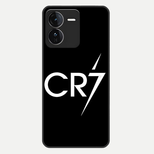 CR7 Elite Strike Glass Case For iQOO Z9 back cover – full design glossy printed glass finish