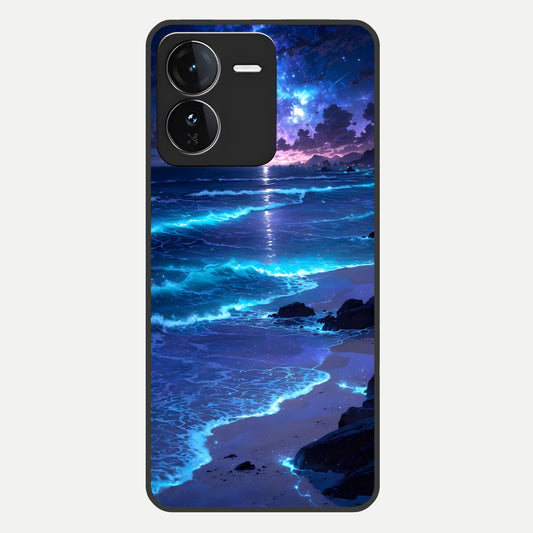  Classic Damn Look Glass Case For iQOO Z9 back cover – full design glossy printed glass finish