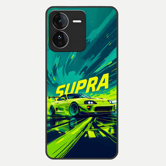  Electric Supra Thunder Glass Case For iQOO Z9 back cover – full design glossy printed glass finish