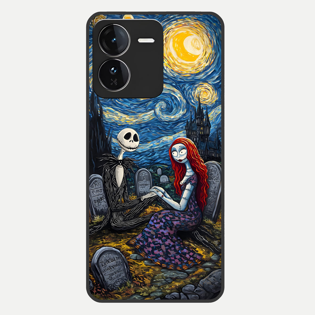  Eternal Night Love Glass Case For iQOO Z9 back cover – full design glossy printed glass finish