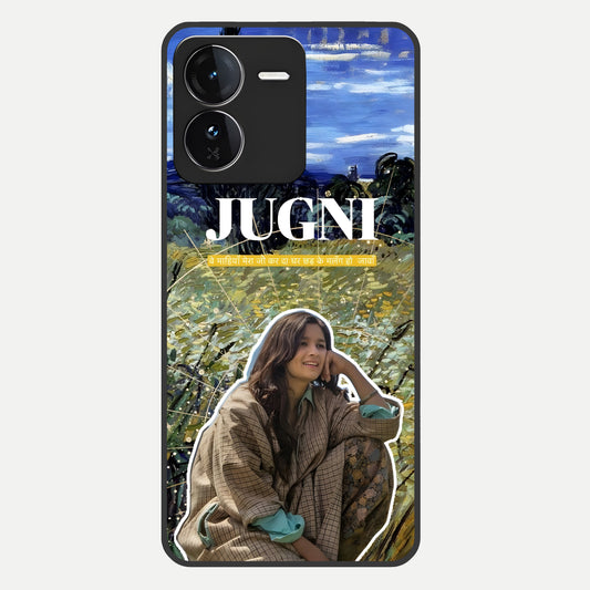  Jugni Soul Vibes Glass Case For iQOO Z9 back cover – full design glossy printed glass finish