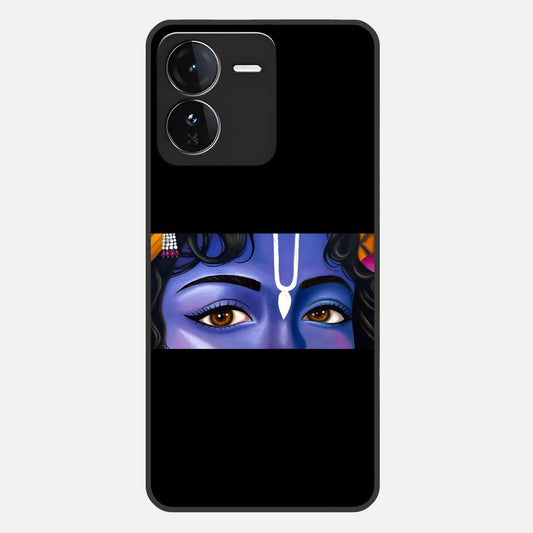  Krishna Eye Glass Case For iQOO Z9 back cover – full design glossy printed glass finish