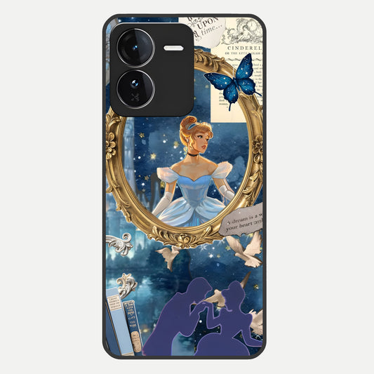  Midnight Queen Glass Case For iQOO Z9 back cover – full design glossy printed glass finish