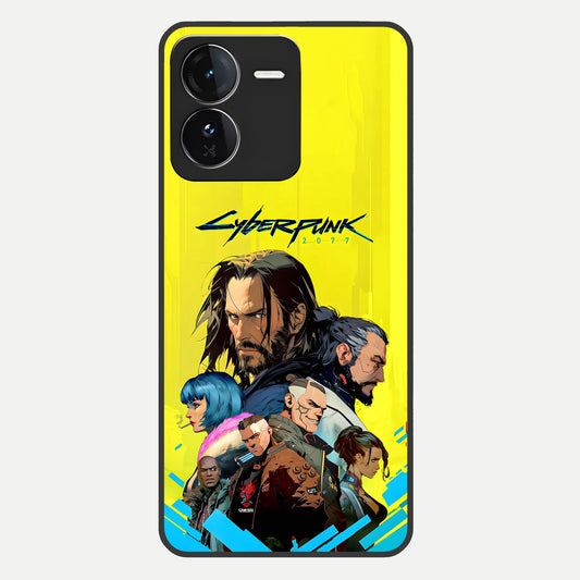  Neon Rebel Genesis Glass Case For iQOO Z9 back cover – full design glossy printed glass finish