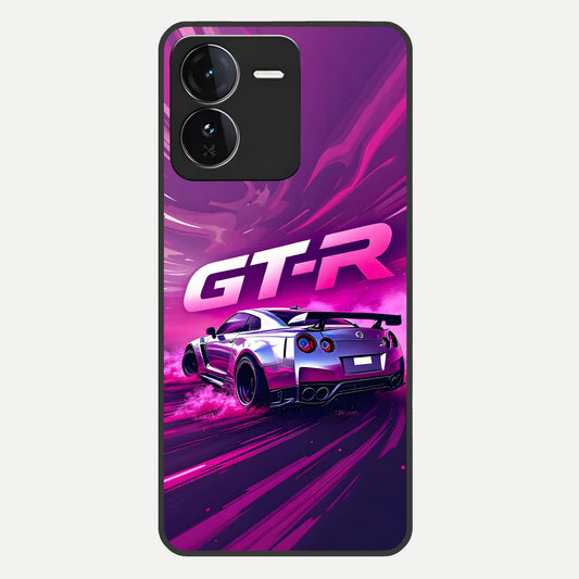  Speed Drift Legend Glass Case For iQOO Z9 back cover – full design glossy printed glass finish