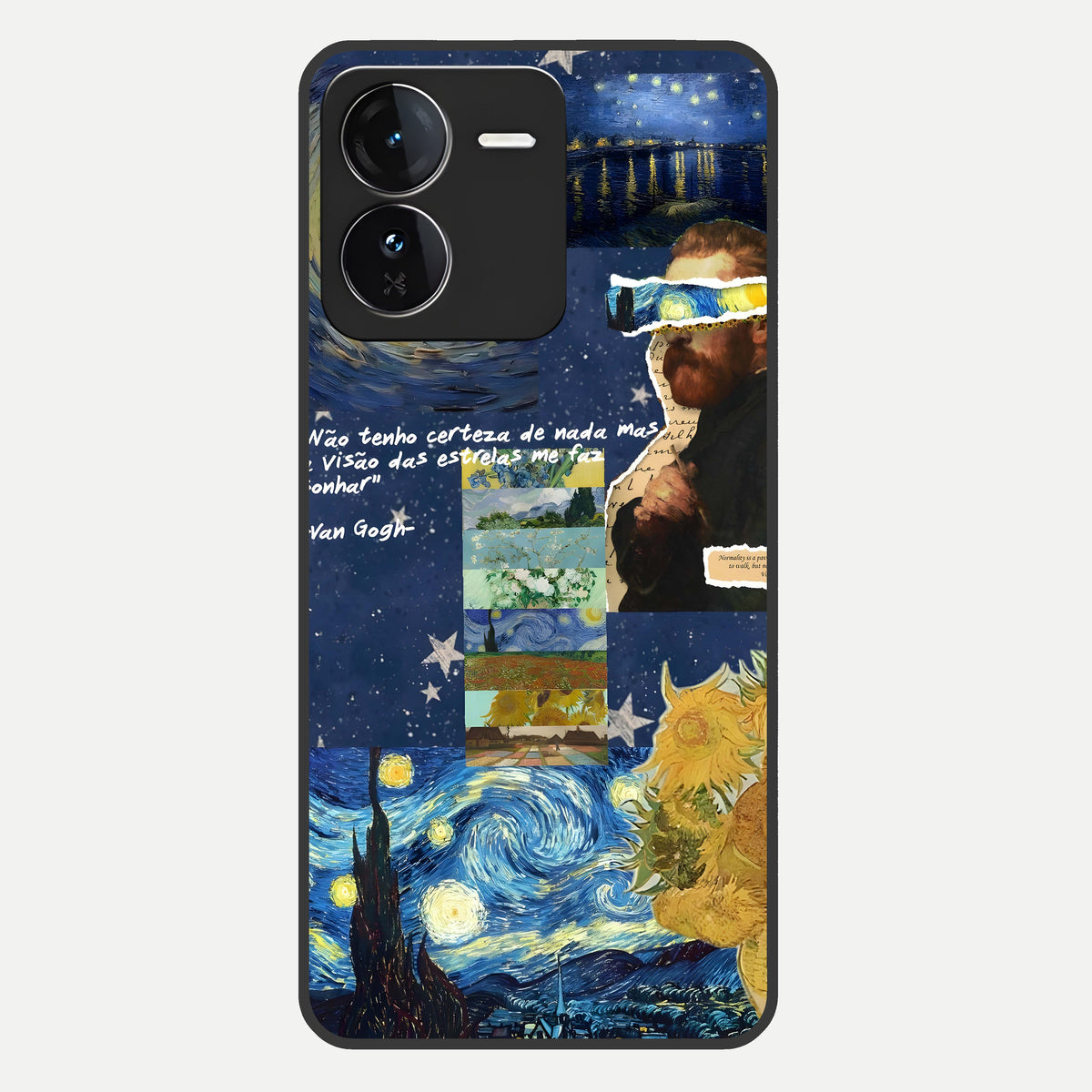 Starry Dream Vision Glass Case For iQOO Z9 back cover – full design glossy printed glass finish