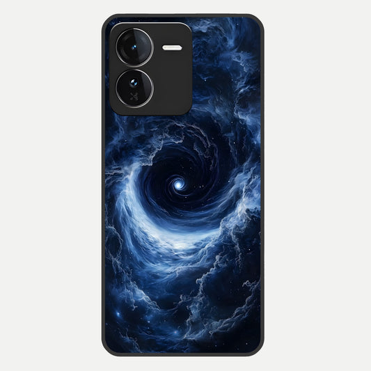  Stunning Galaxy Glass Case For iQOO Z9 back cover – full design glossy printed glass finish