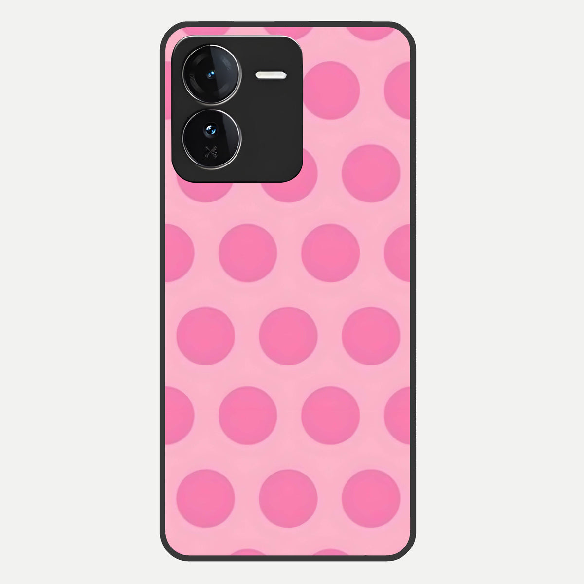  Sweet Dot Dreams Glass Case For iQOO Z9 back cover – full design glossy printed glass finish