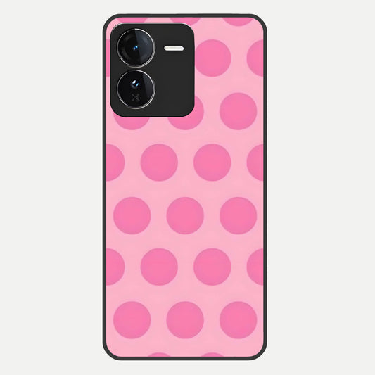  Sweet Dot Dreams Glass Case For iQOO Z9 back cover – full design glossy printed glass finish